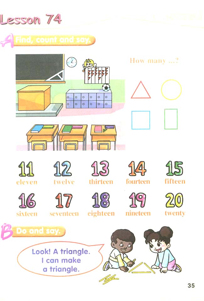 人教版新起点小学英语一年级下册――lesson74