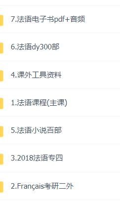 新版法语零基础走遍法国简明北外法语网课A1A2B1B2自学视频教程